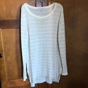 Oversized Striped Light Sweater